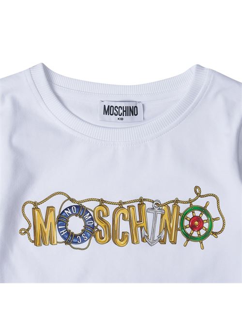 T-SHIRT M/C MOSCHINO KID | H2M042 LBA00/10101